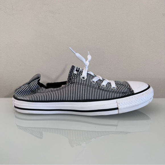 Converse Shoes - CONVERSE | Black & white striped classic spring summer slip on running shoe